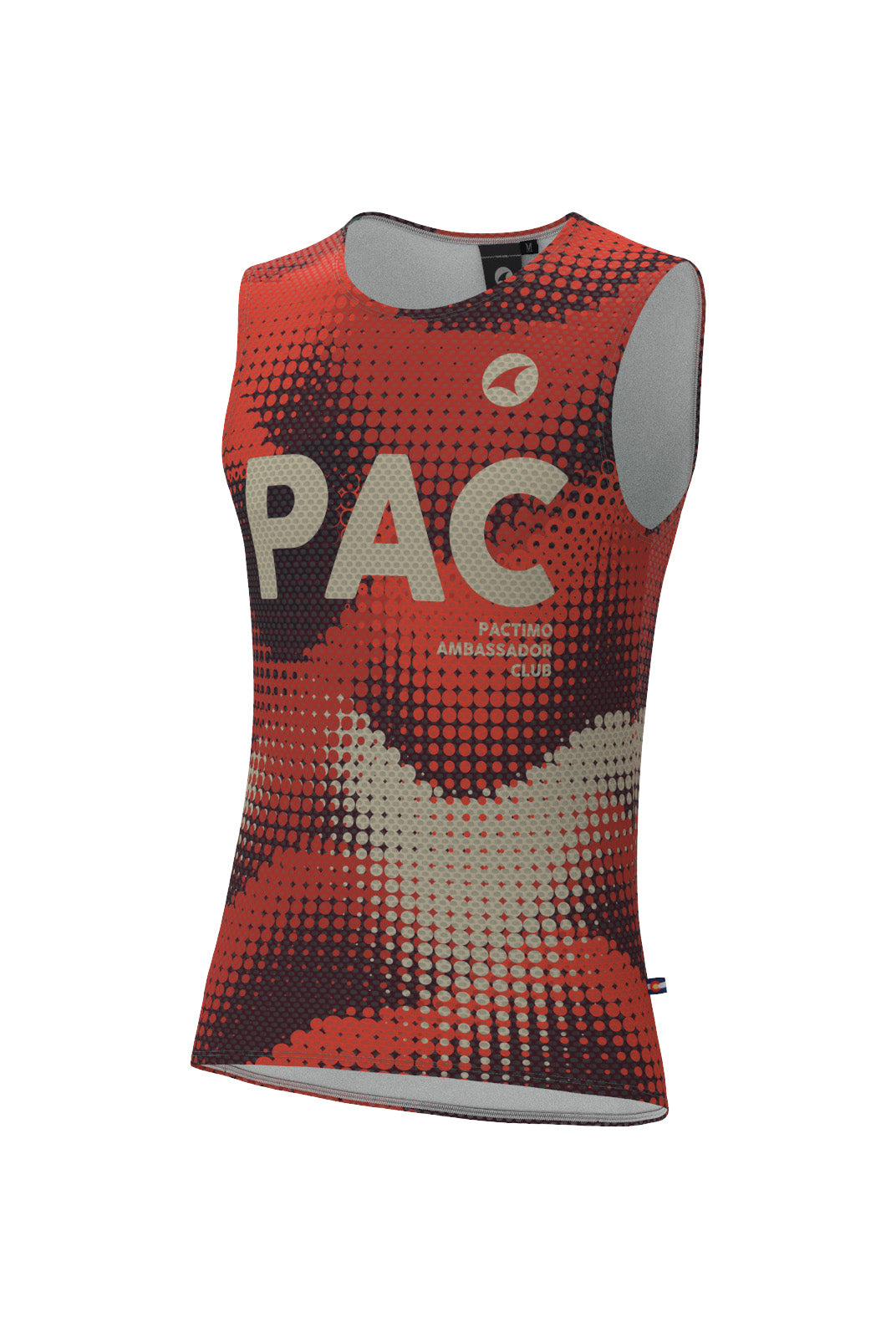 Men's PAC Zero-Weight Sleeveless Cycling Base Layer - Desert Paintbrush Front View