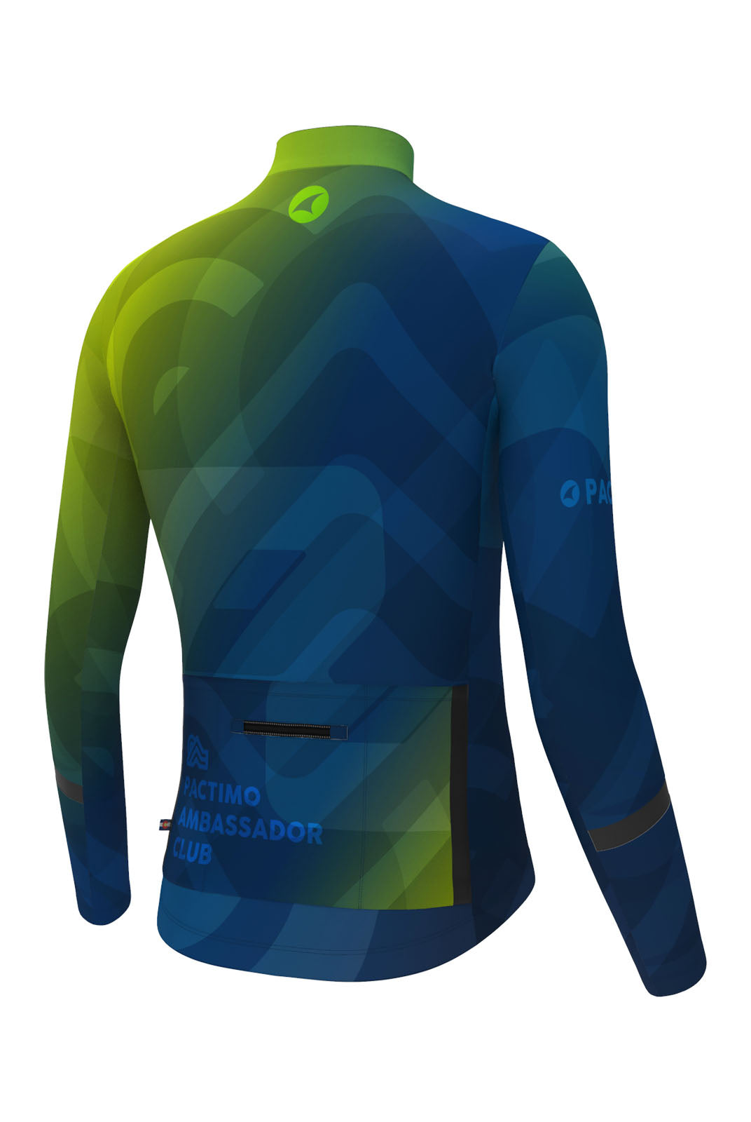 Men's PAC Alpine Thermal Cycling Jersey - Cool Fade Back View