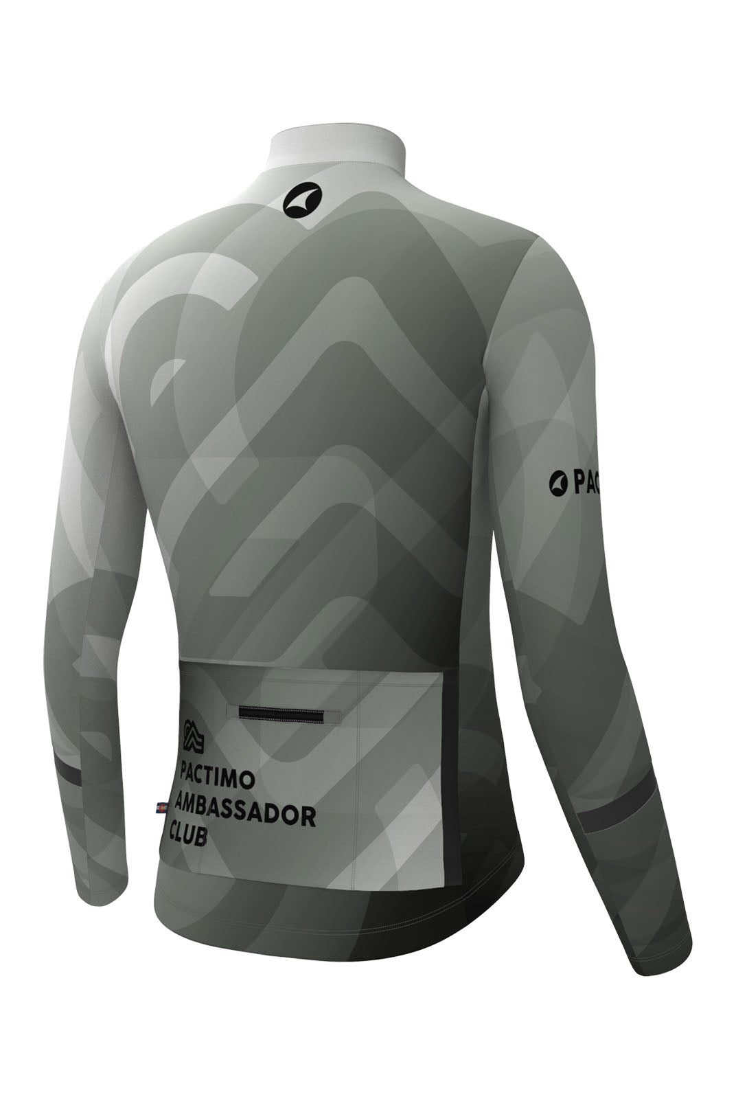 Men's PAC Alpine Thermal Cycling Jersey - Cool Fade Back View