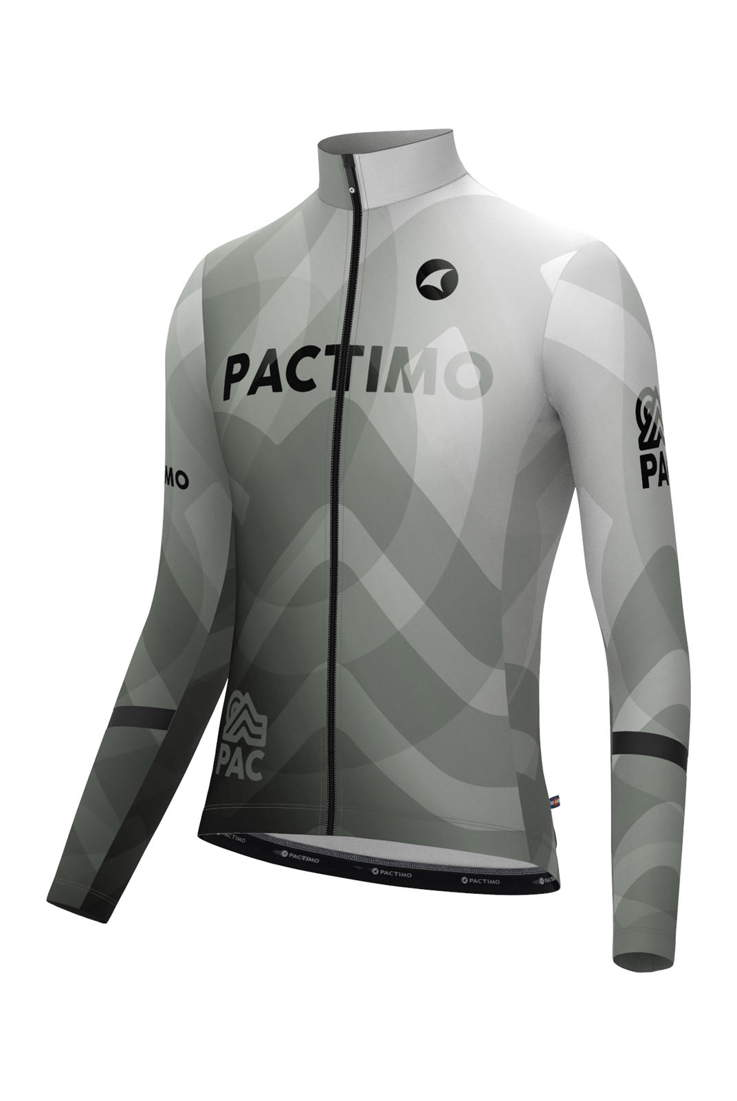 Men's PAC Alpine Thermal Cycling Jersey - Mono Fade Front View