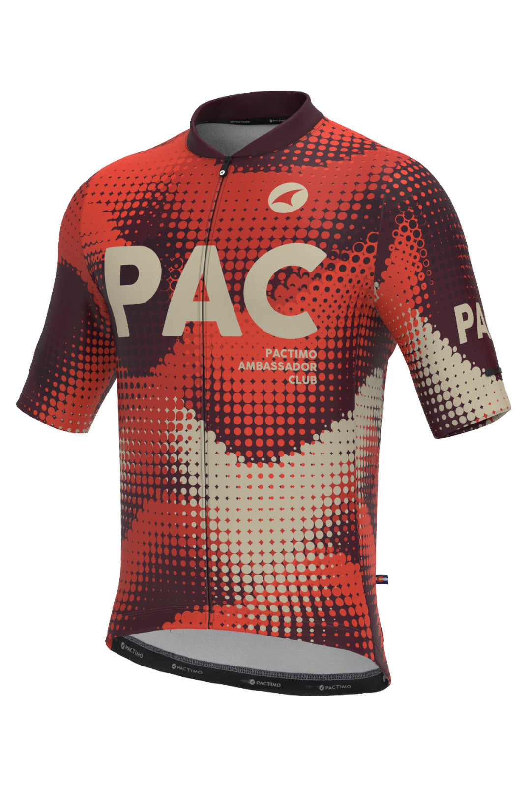 Men's PAC Ascent Cycling Jersey - Desert Paintbrush Front View