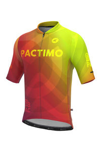 Men's PAC Ascent Cycling Jersey - Warm Fade Front View