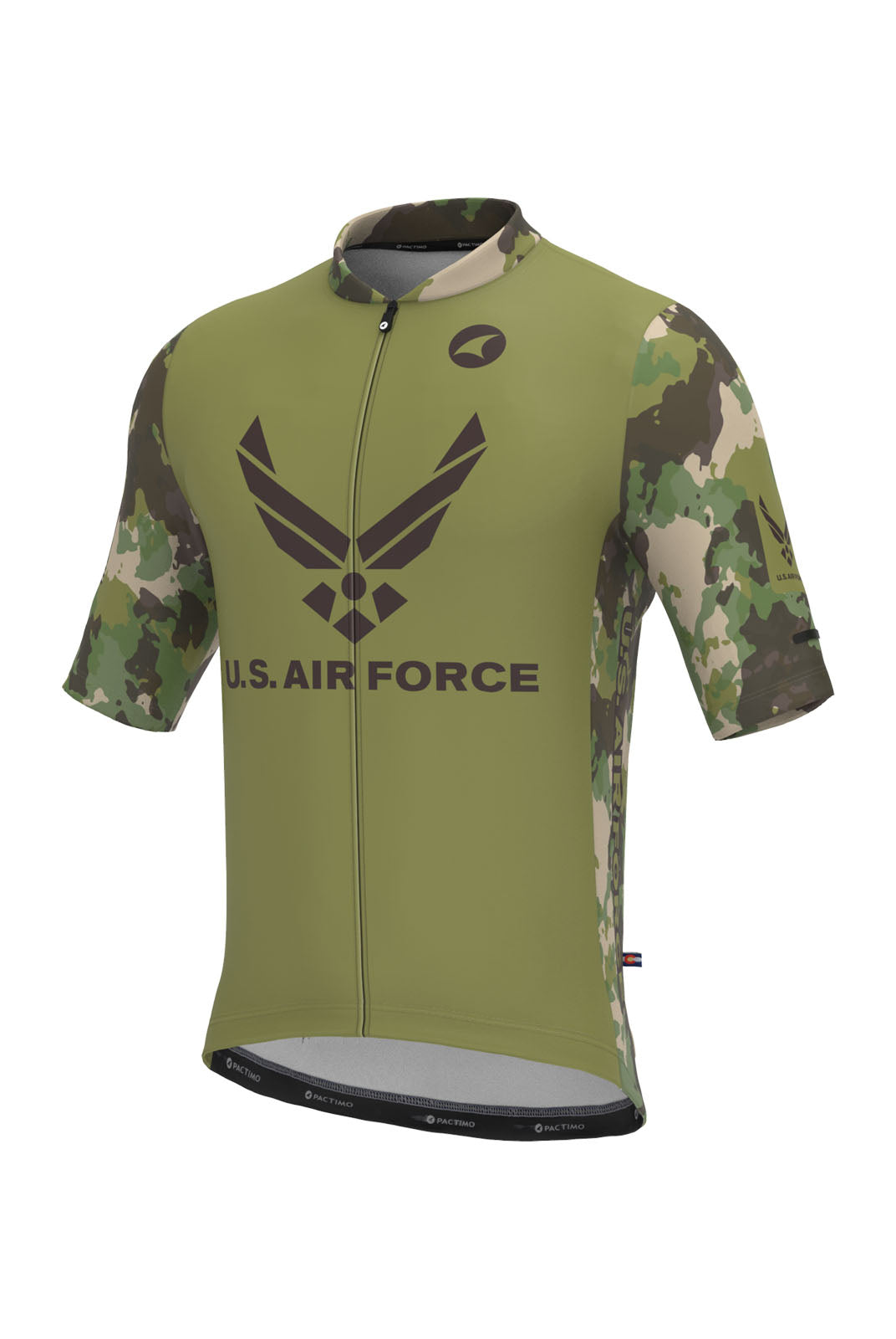 Men's US Air Force Cycling Jersey - Ascent Front View