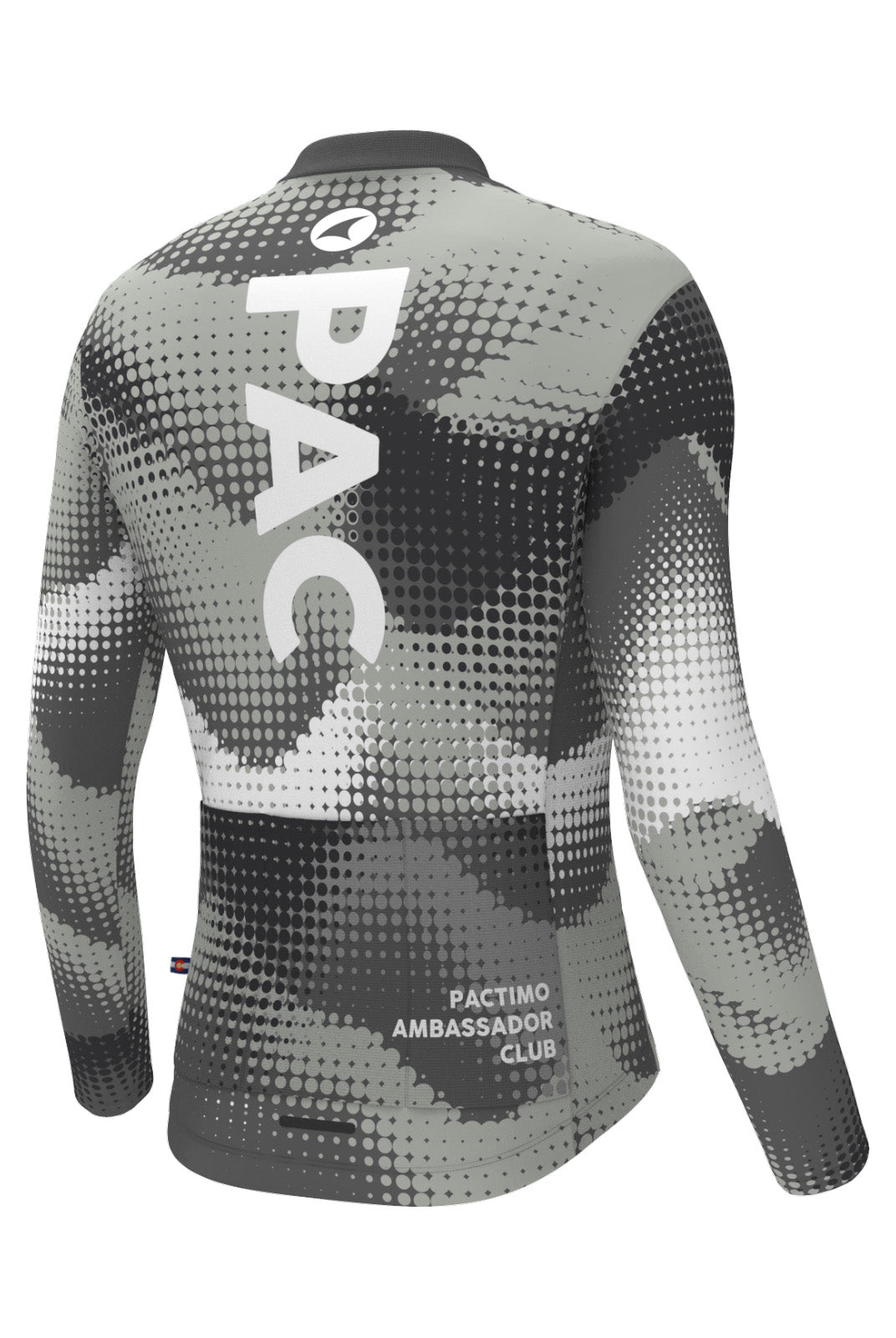 Men's PAC Long Sleeve Cycling Jersey - Azure Granite View