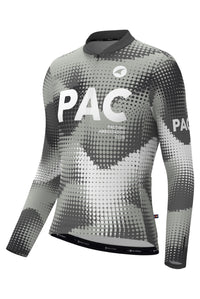 Men's PAC Long Sleeve Cycling Jersey - Granite Front View