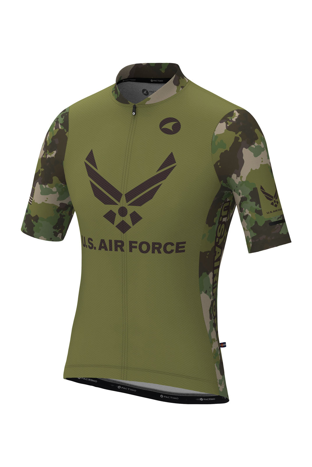 Men's US Air Force Cycling Jersey - Ascent Aero Front View