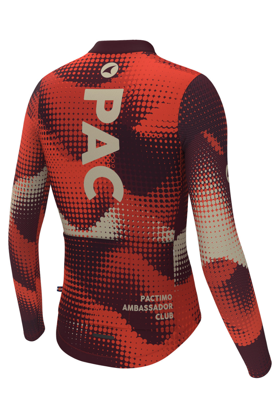 Men's PAC Aero Long Sleeve Cycling Jersey - Desert Paintbrush Back View