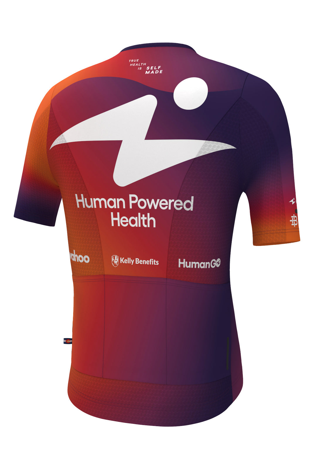 Men's Human Powered Health Bike Jersey - Back View