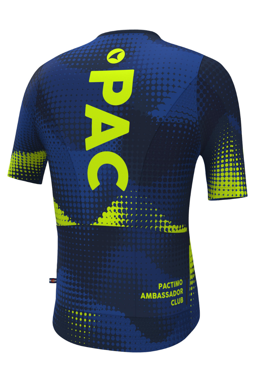 Men's Summit Cycling Jersey - Azure Back View