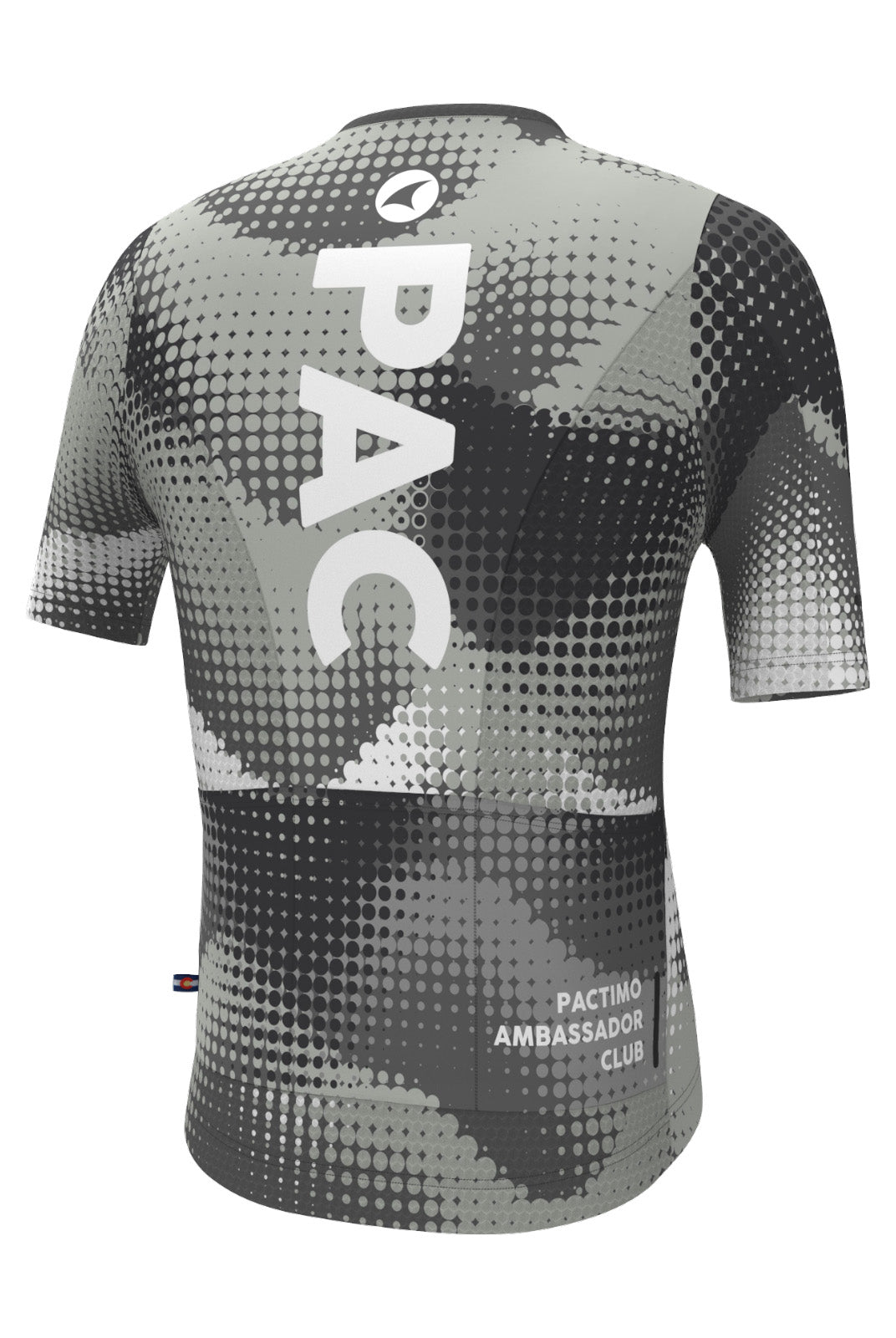 Men's Summit Cycling Jersey - Granite Back View