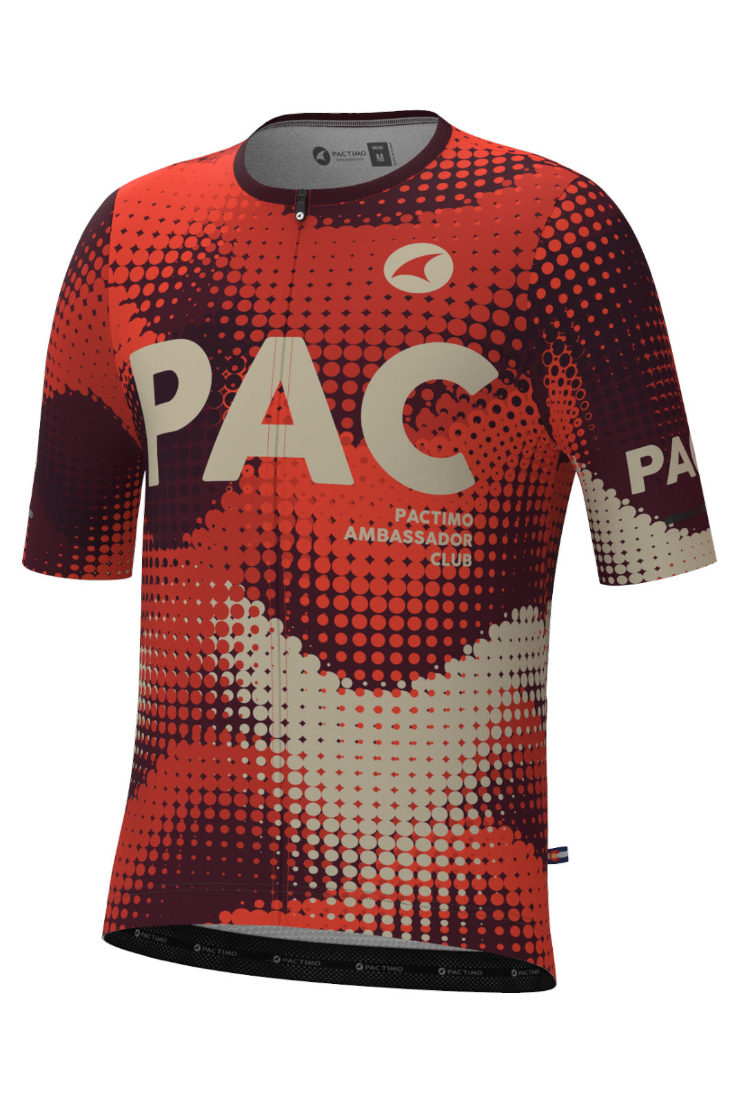 Men's PAC Summit Aero Cycling Jersey - Desert Paintbrush Front View