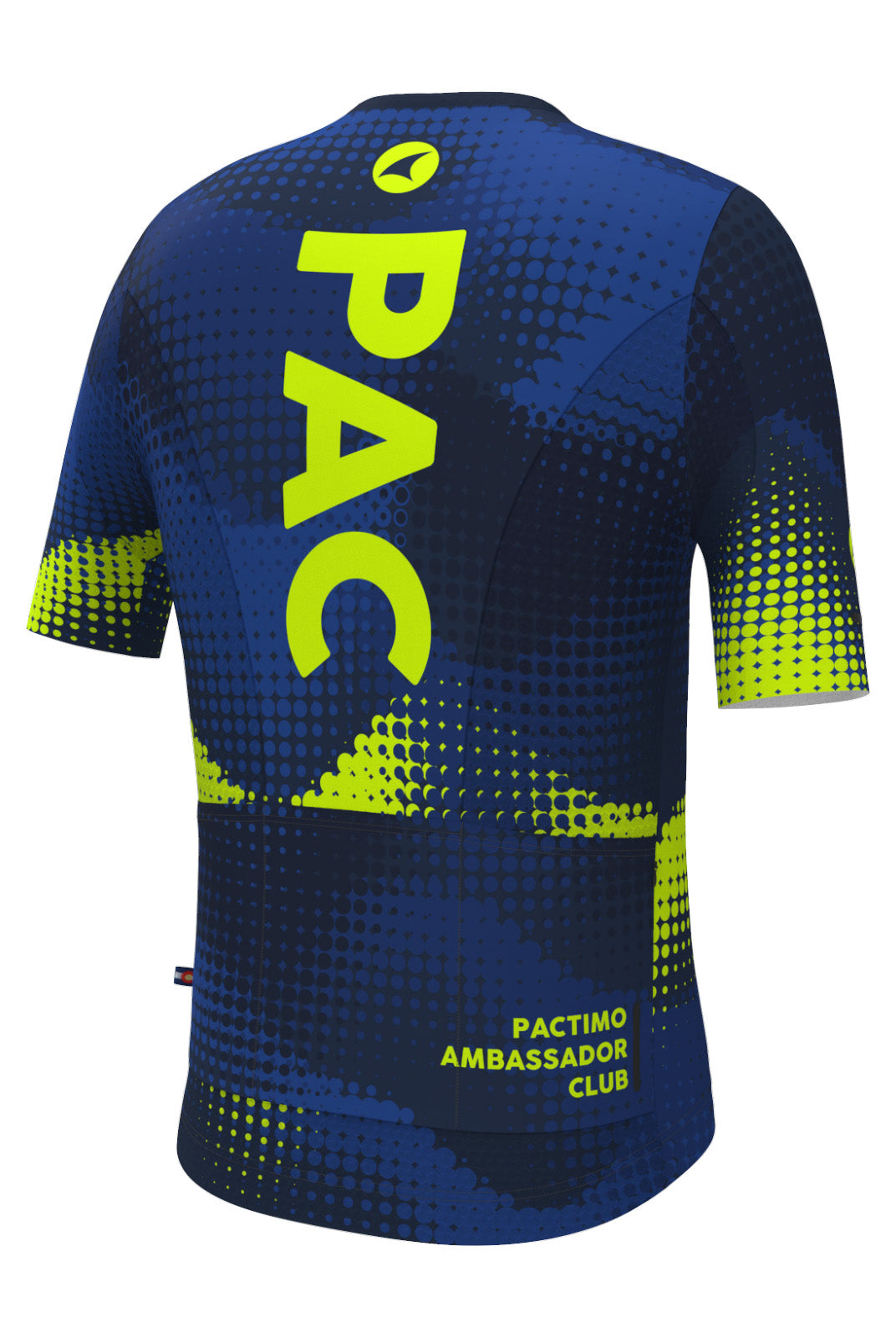 Men's PAC Summit Aero Cycling Jersey - Azure Back View