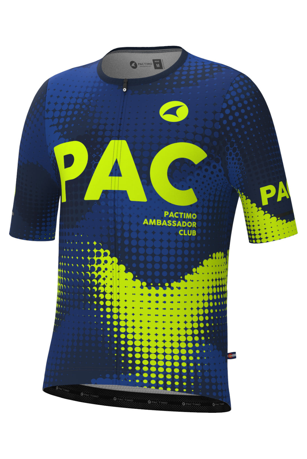 Men's PAC Summit Aero Cycling Jersey - Azure Front View