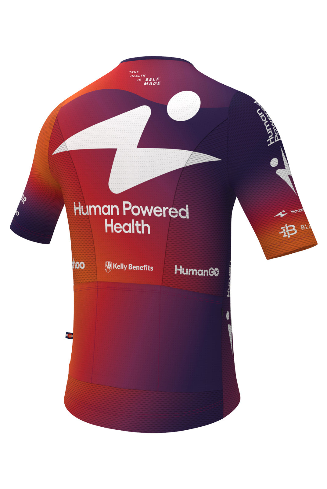 Men's Human Powered Health Summit Aero Mesh Cycling Jersey - Back View