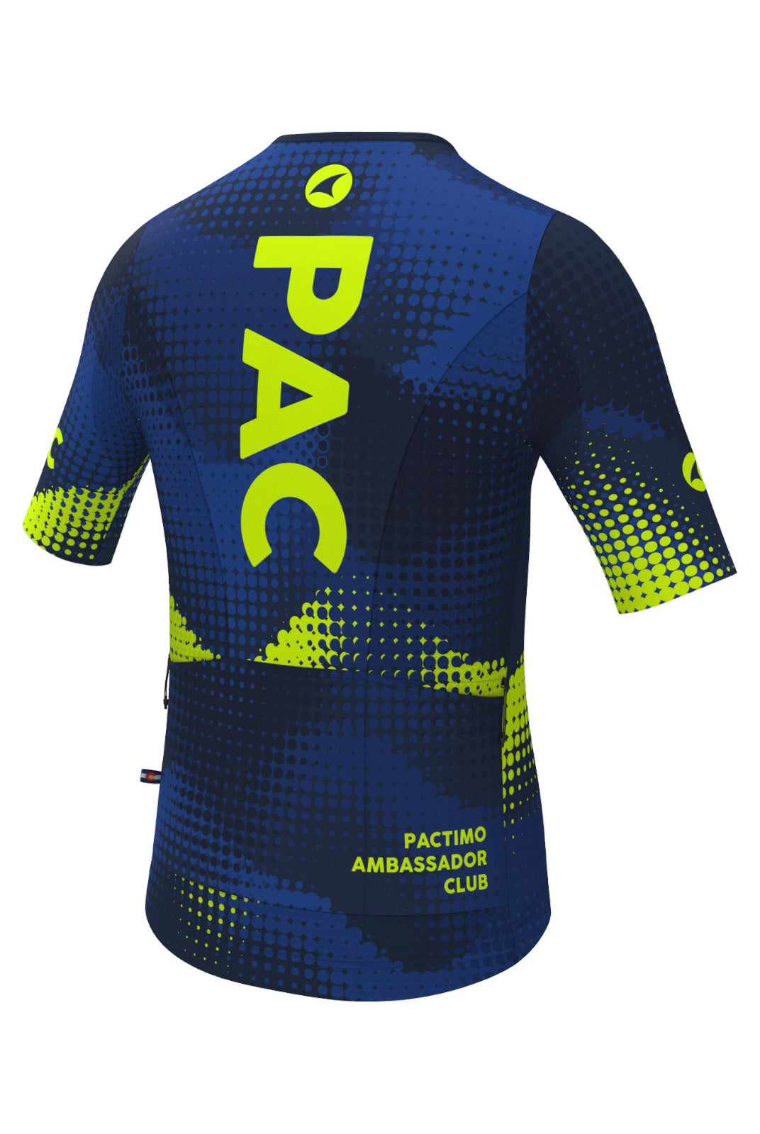 Men's PAC Aero Cargo Cycling Jersey - Azure Back View