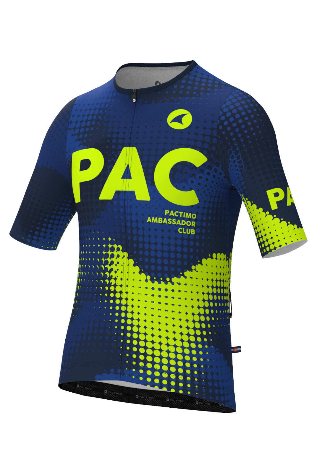 Men's PAC Aero Cargo Cycling Jersey - Azure Front View