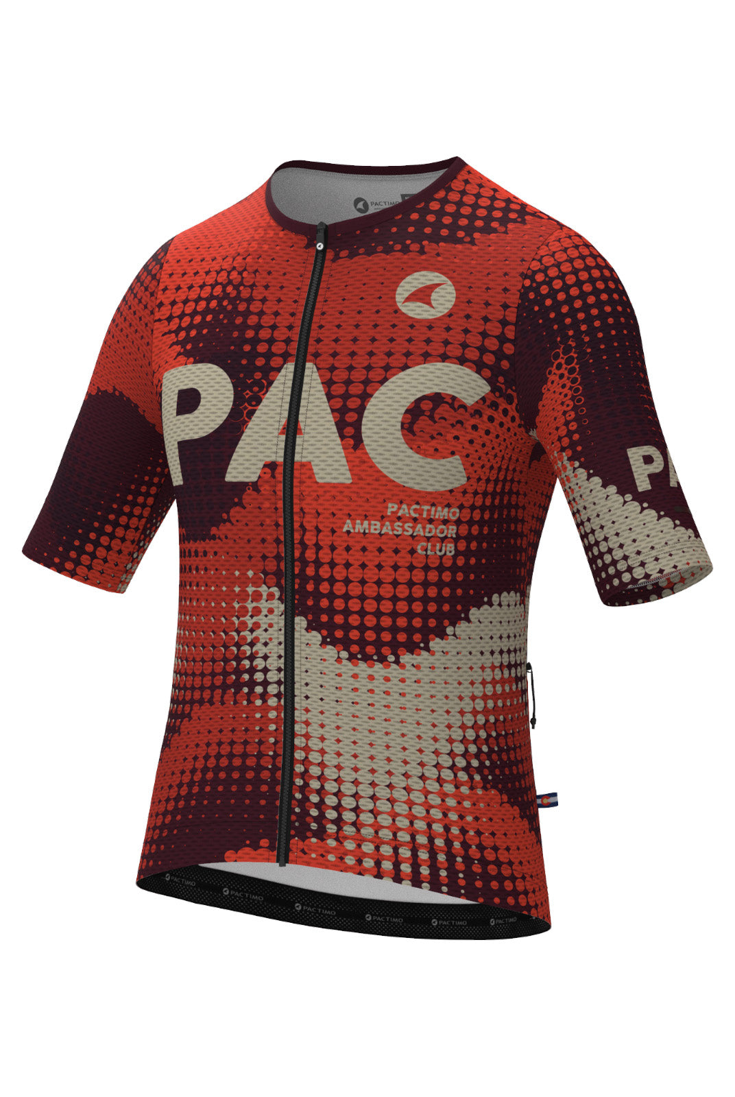 Men's PAC Aero Mesh Cargo Cycling Jersey - Desert Paintbrush Front View