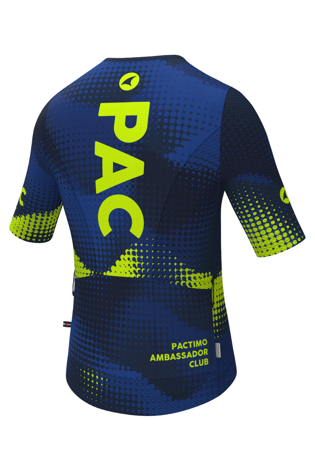 Men's PAC Aero Mesh Cargo Cycling Jersey - Azure Back View