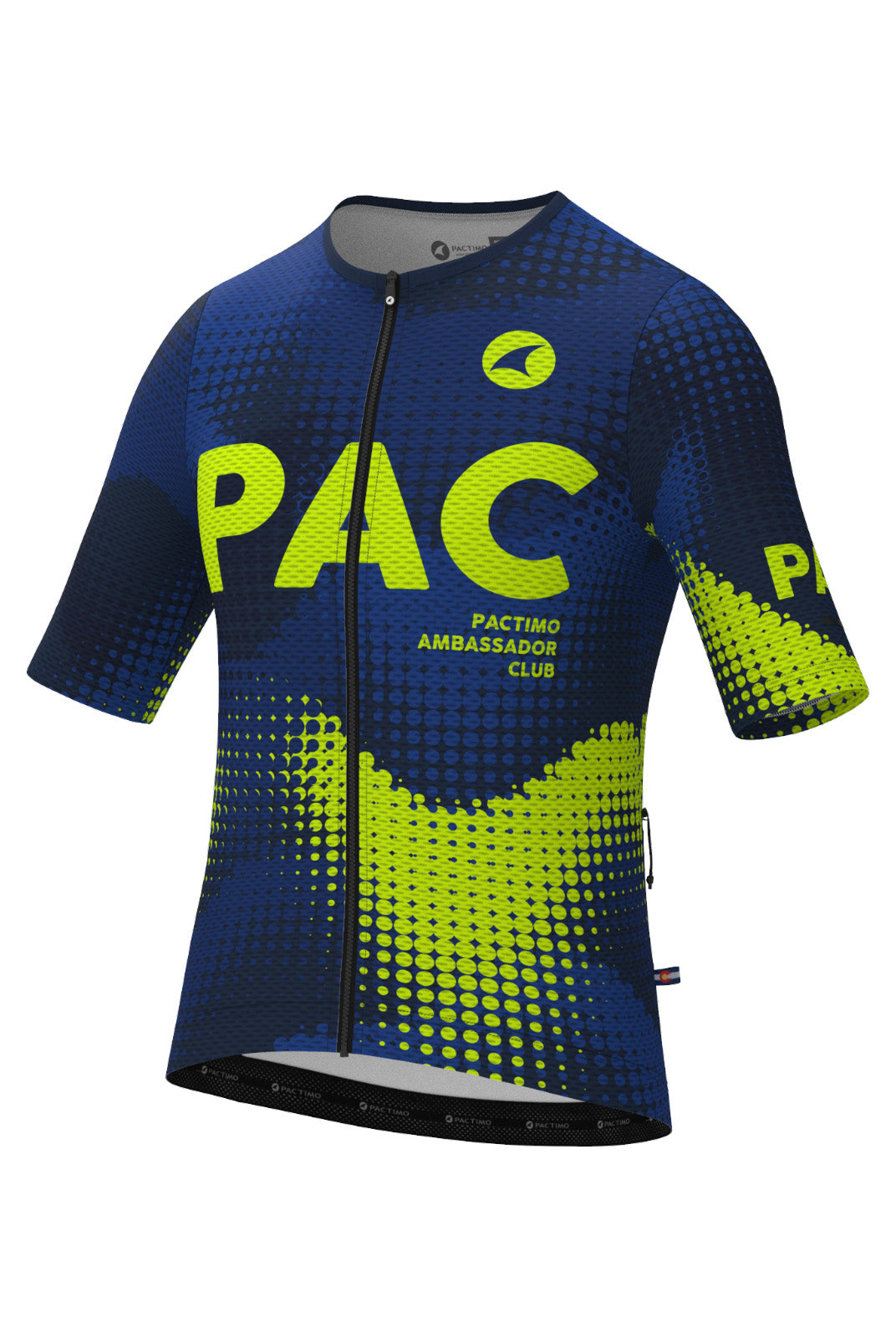 Men's PAC Aero Mesh Cargo Cycling Jersey - Azure Front View