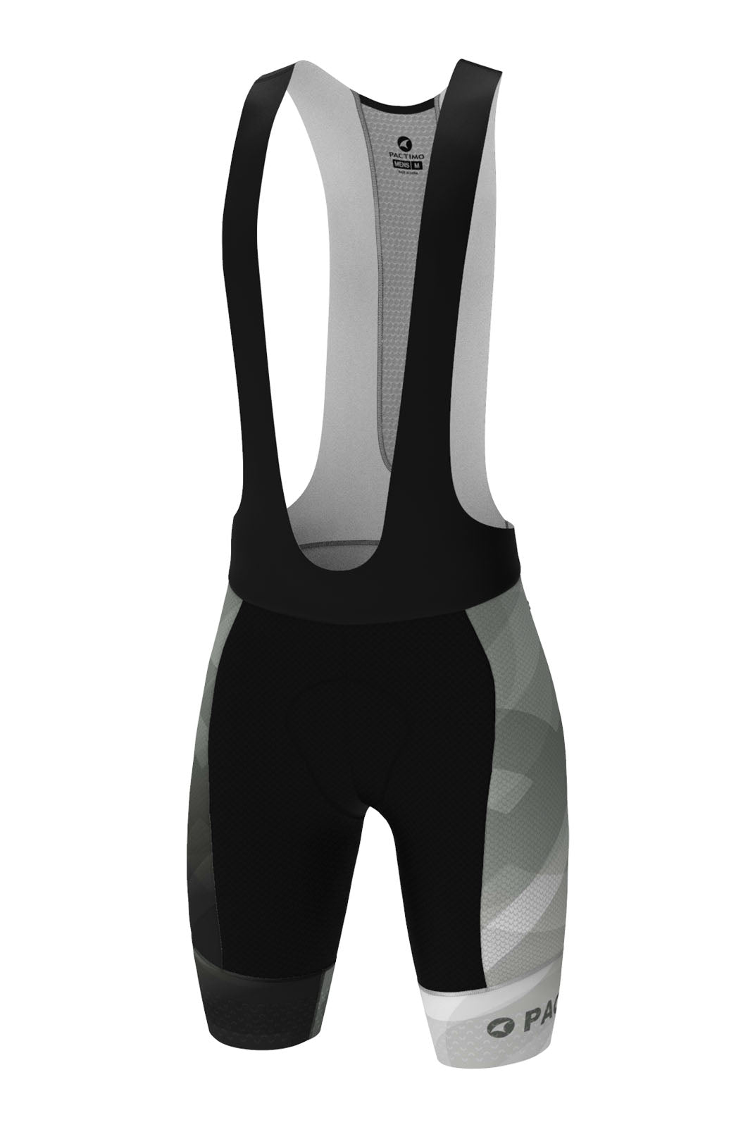 Men's PAC Summit Raptor Long Bib Shorts - Mono Fade Front