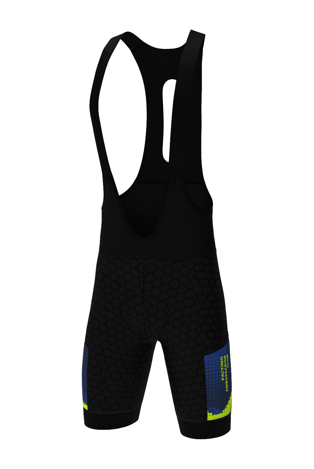 Men's PAC Cargo Cycling Bibs - Azure Front View