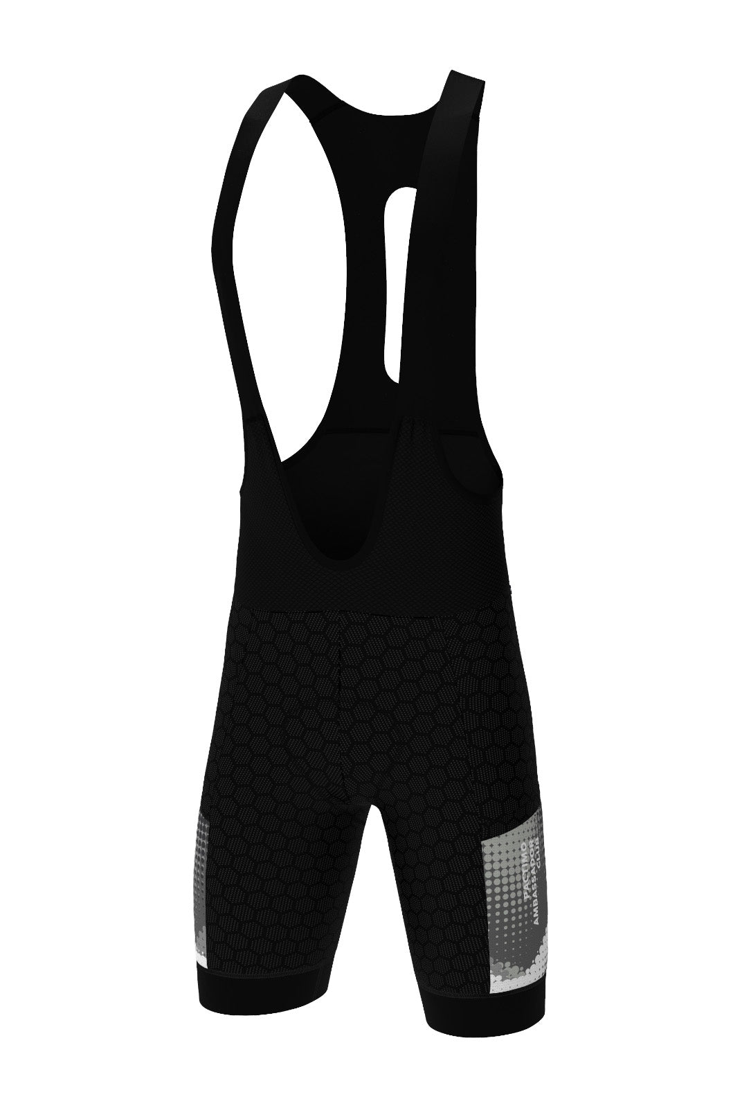 Men's PAC Cargo Cycling Bibs - Granite Front View