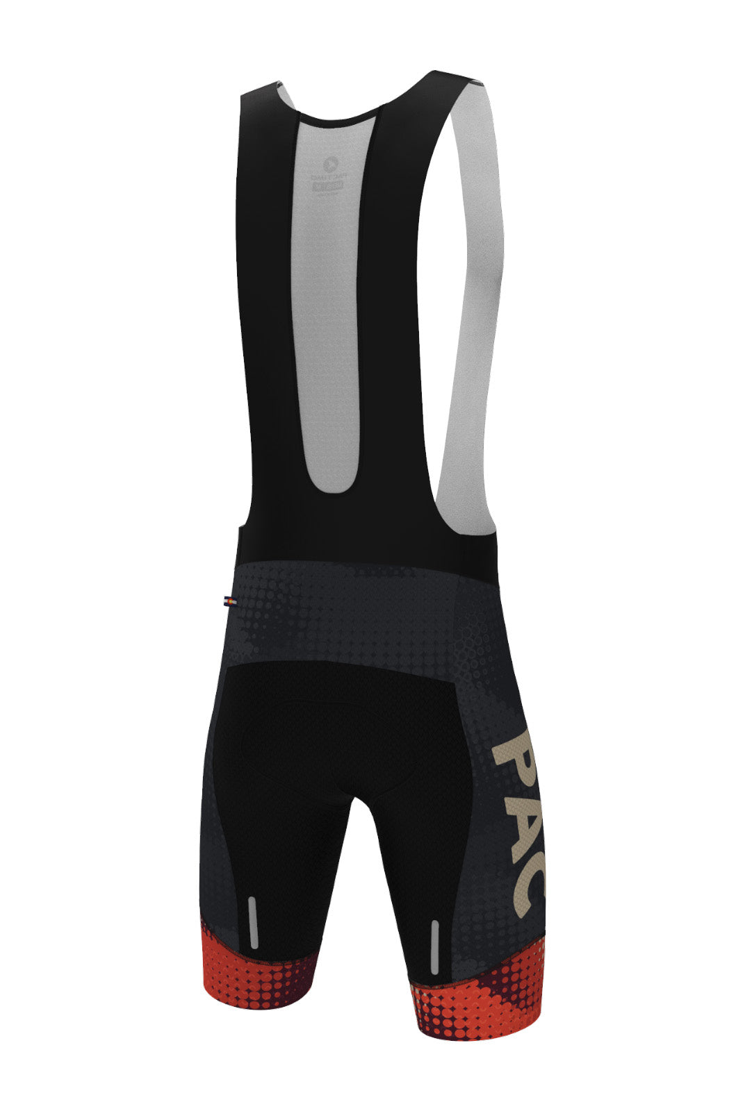 Men's PAC Cycling Bibs - Desert Paintbrush Back View