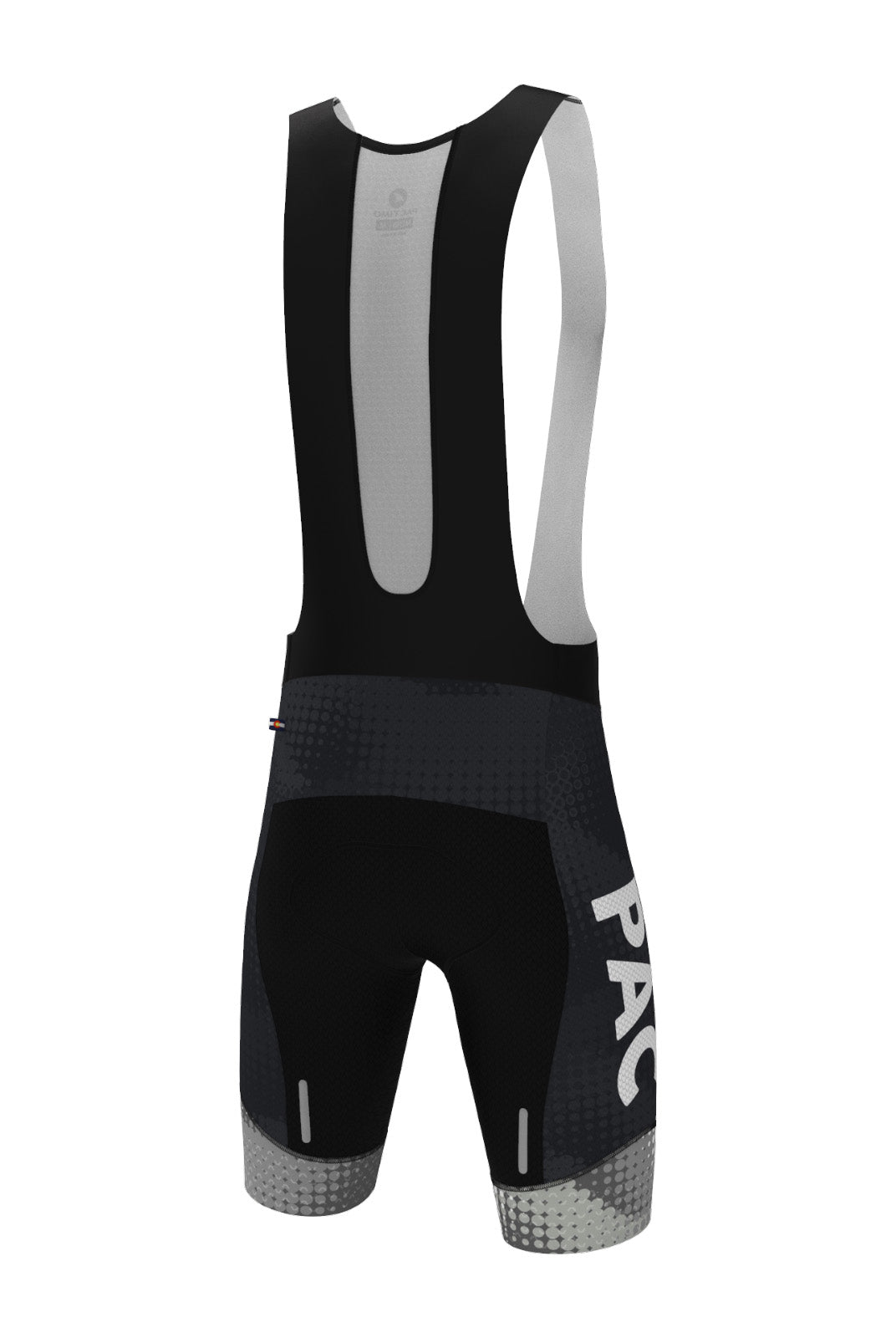 Men's PAC Cycling Bibs - Granite Back View