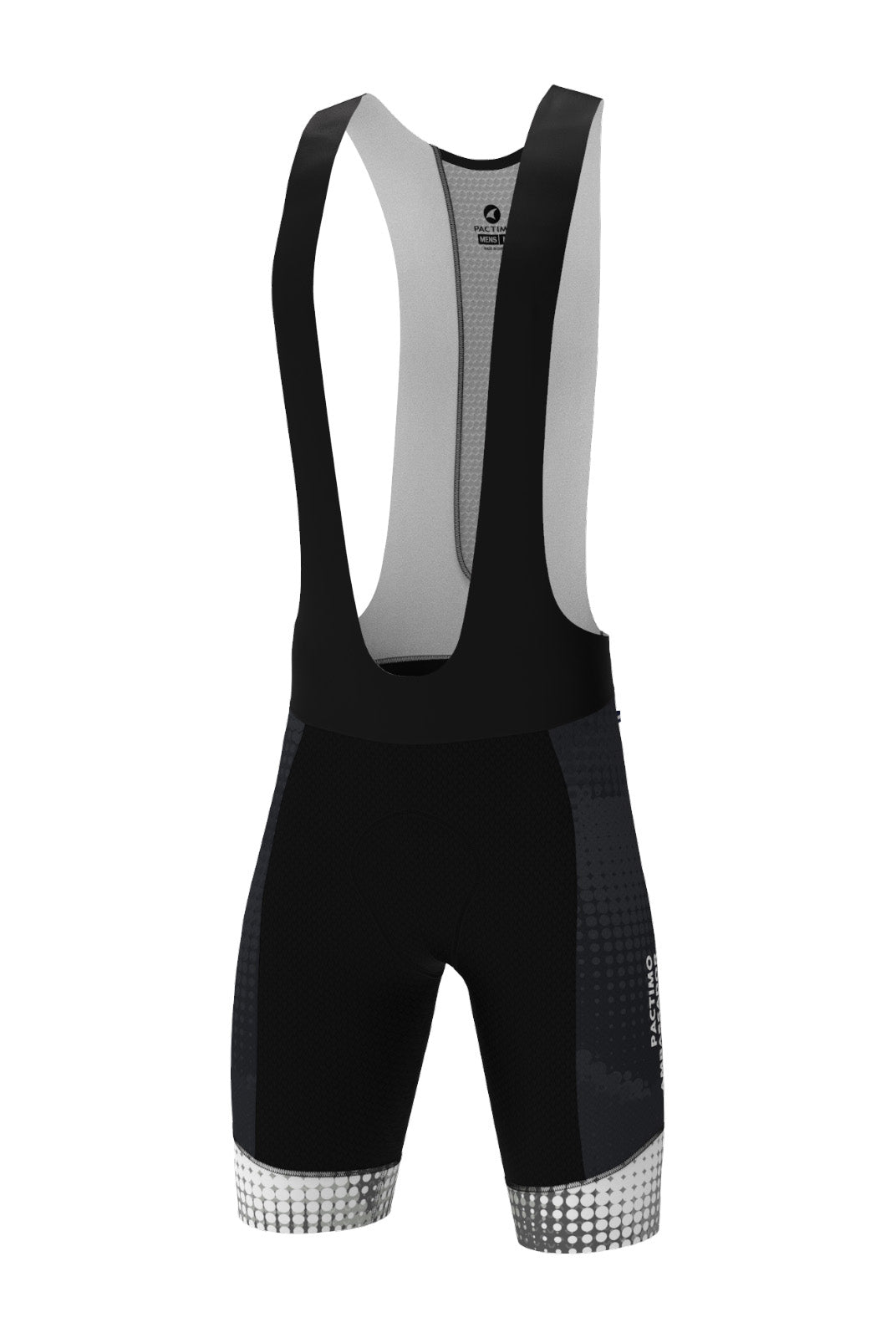 Men's PAC Cycling Bibs - Granite Front View