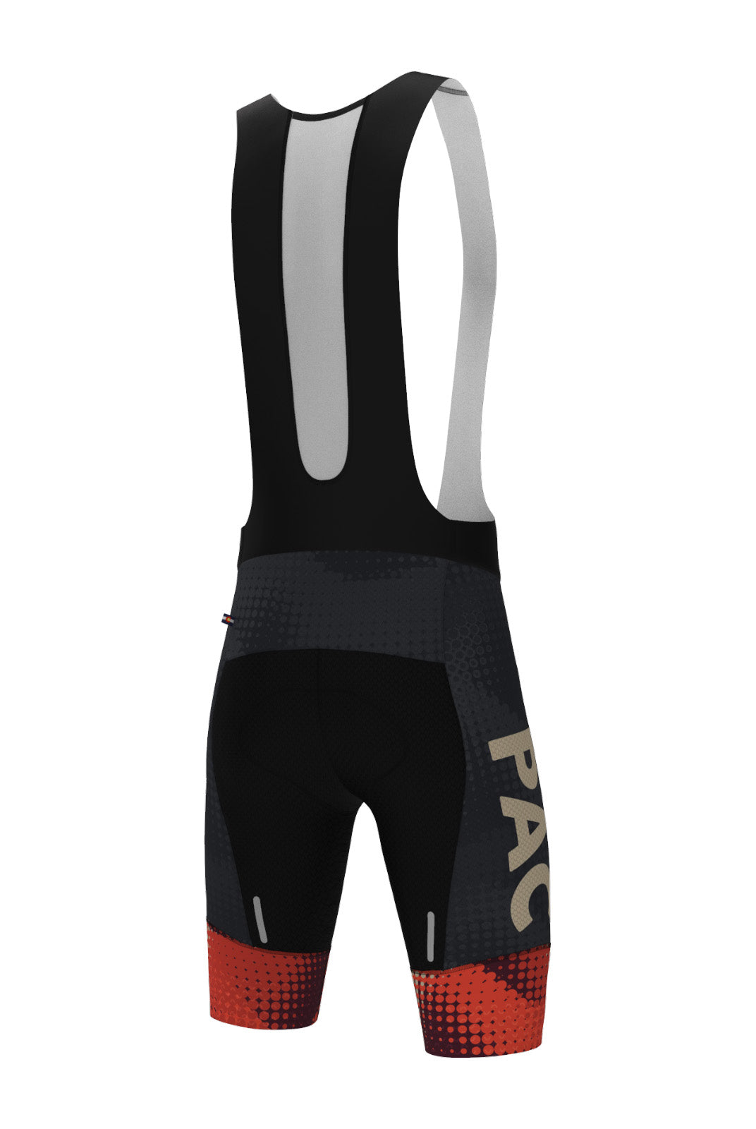 Men's PAC Long Length Cycling Bibs - Desert Paintbrush Back View