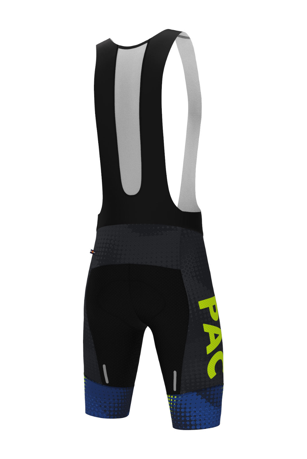 Men's PAC Long Length Cycling Bibs - Azule Back View