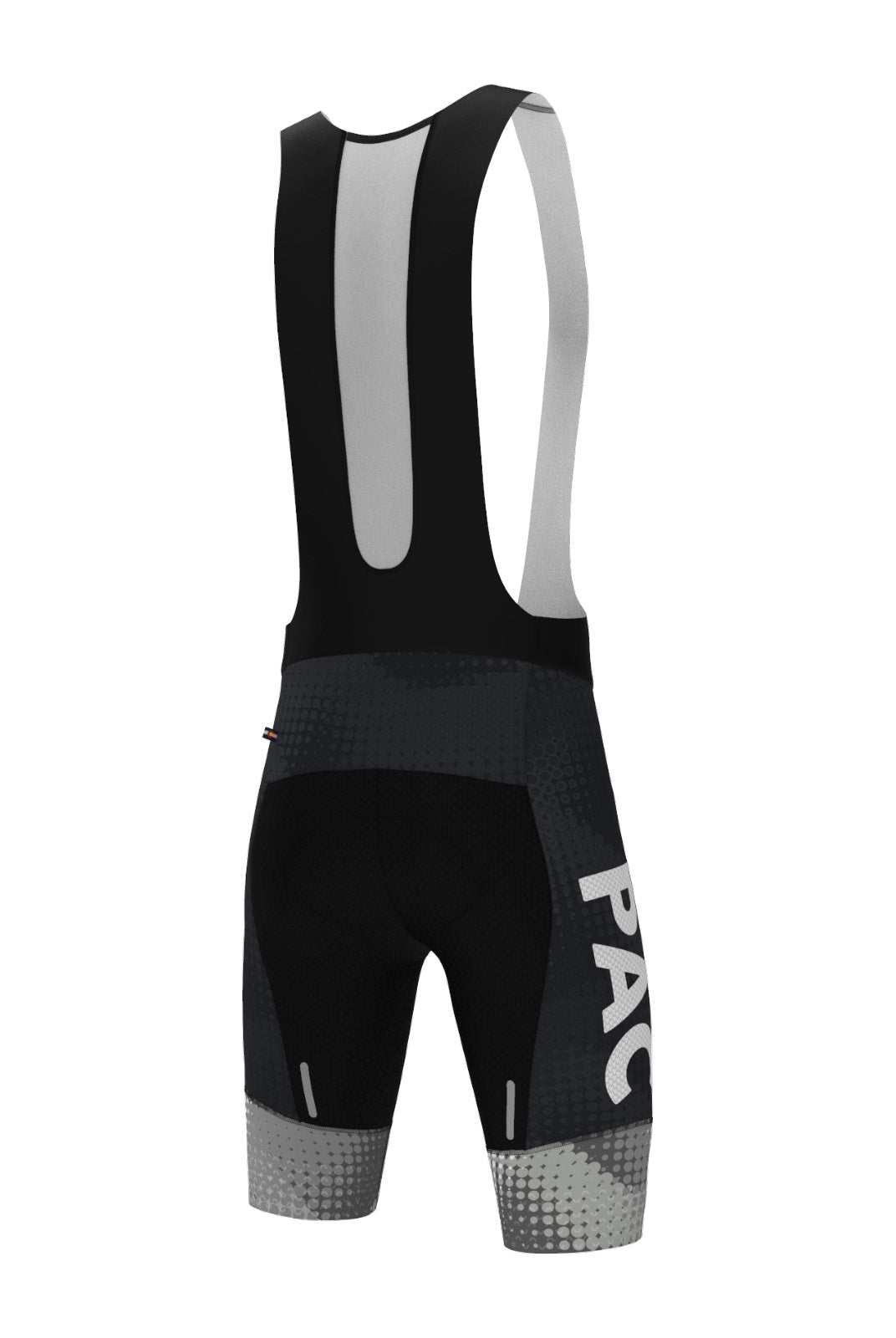 Men's PAC Long Length Cycling Bibs - Granite Back View