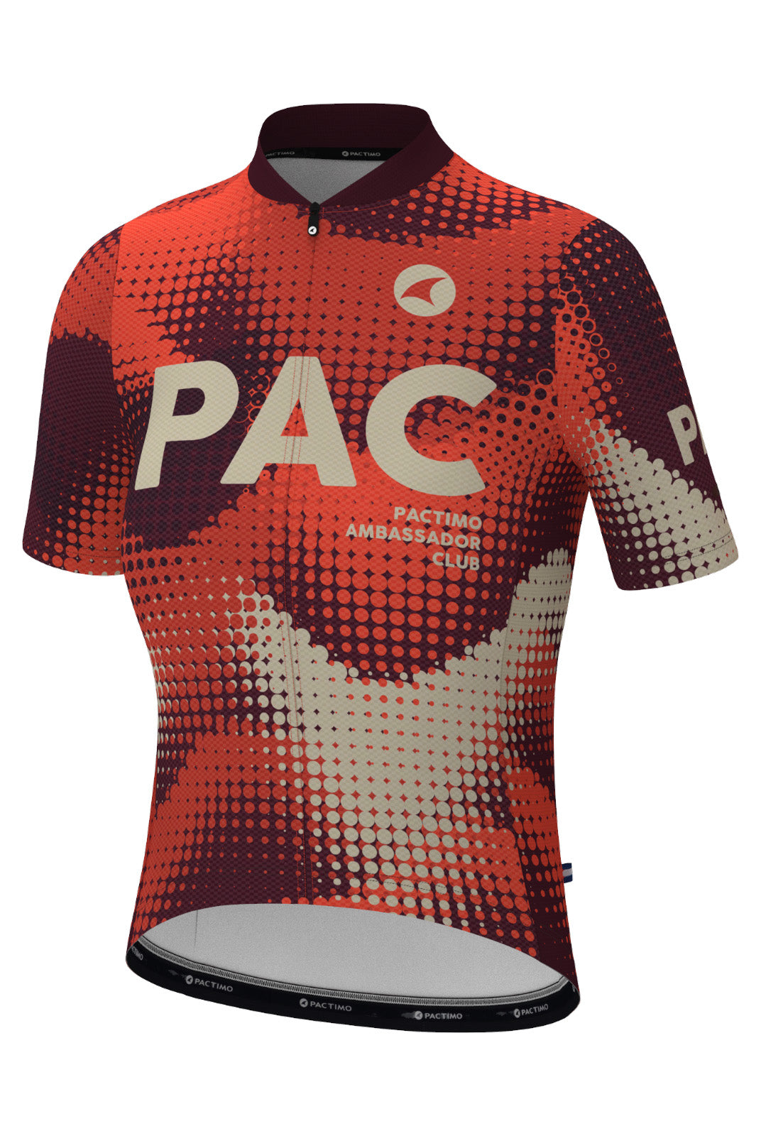 Women's PAC Ascent Cycling Jersey - Desert Paintbrush Front View