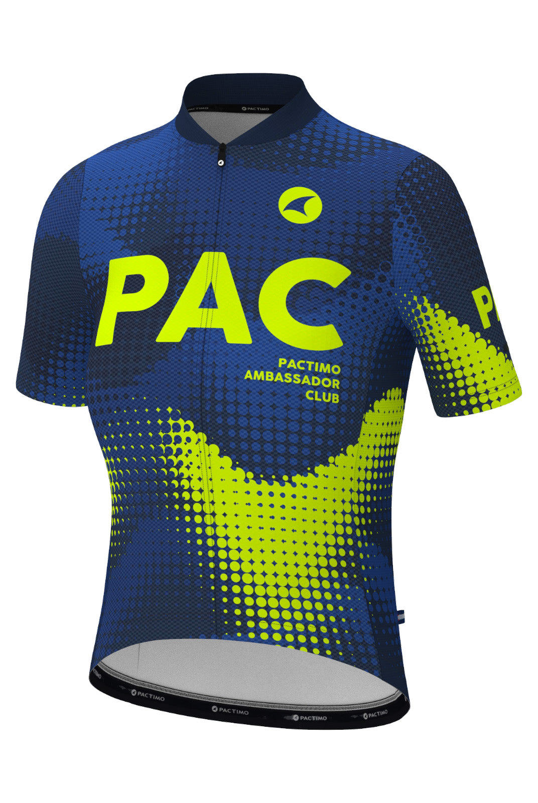 Women's PAC Ascent Cycling Jersey - Azure Front View