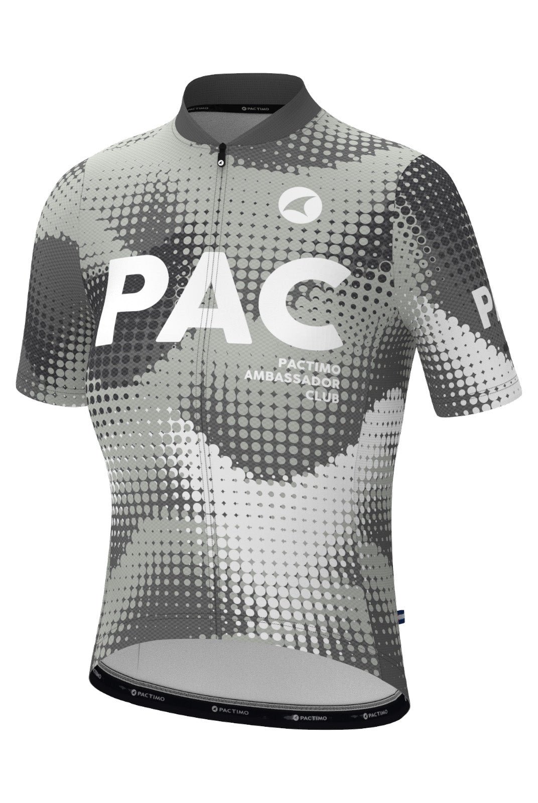 Women's PAC Ascent Cycling Jersey - Granite Front View