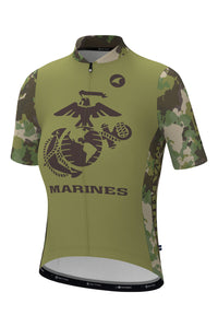 Women's US Marine Corps Cycling Jersey - Ascent Front View