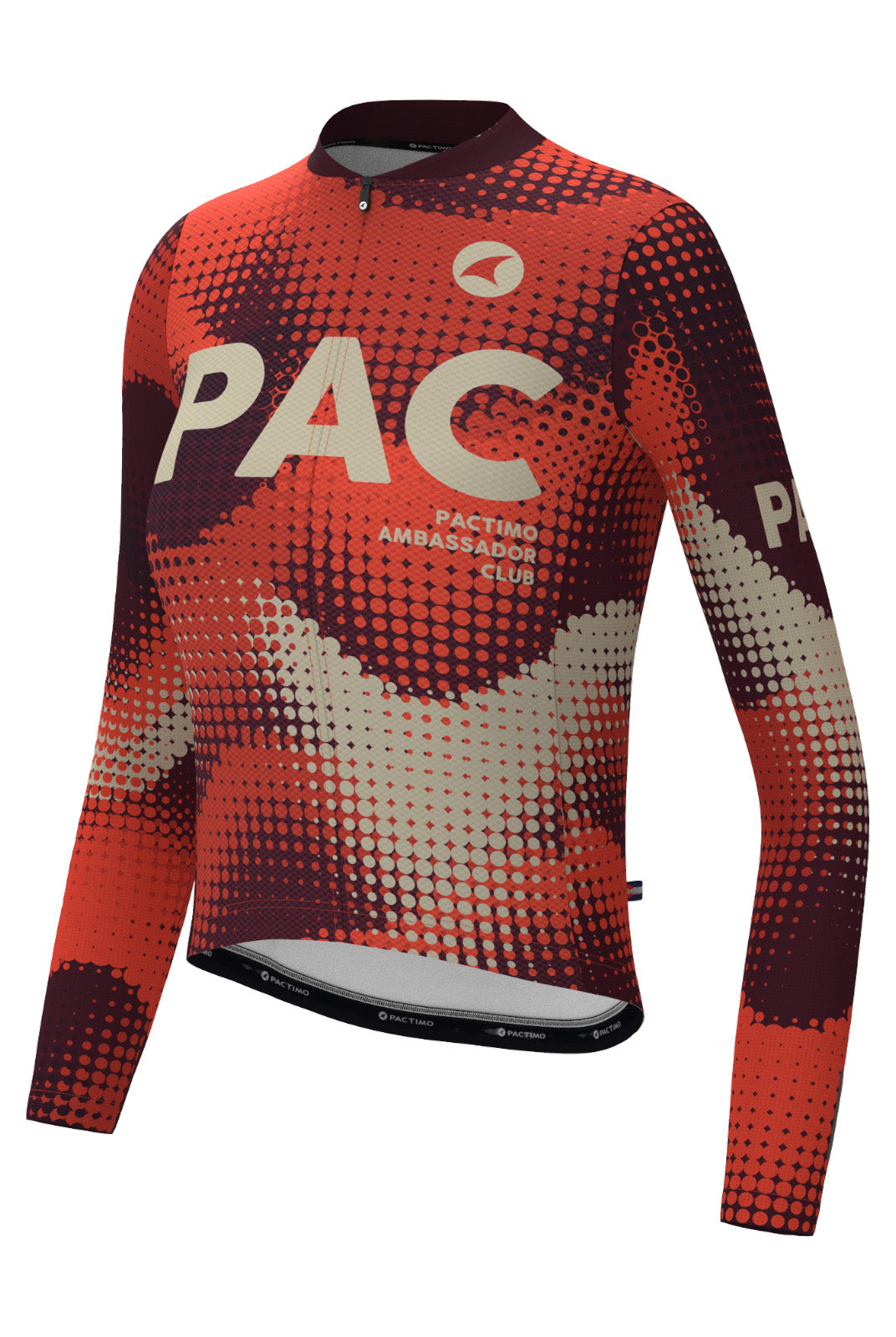 Women's PAC Aero Long Sleeve Cycling Jersey - Desert Paintbrush Front View