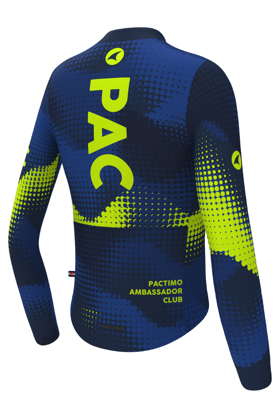 Women's PAC Aero Long Sleeve Cycling Jersey - Azure Back View