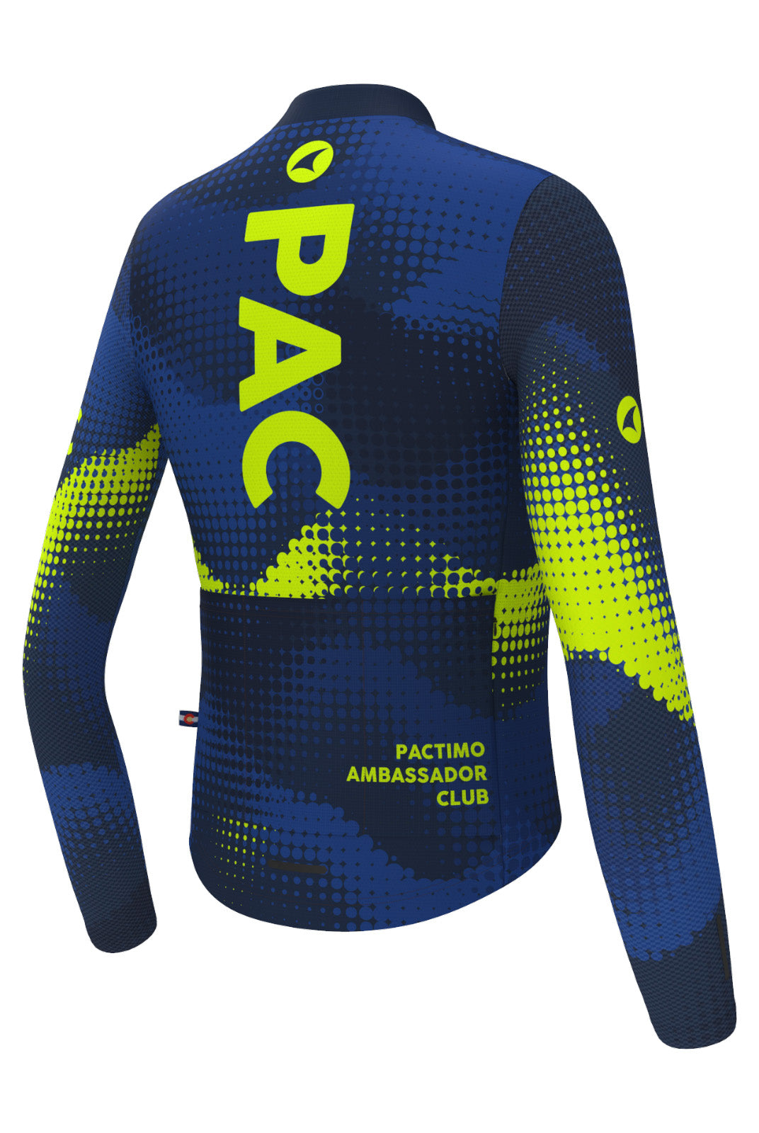 Women's PAC Long Sleeve Cycling Jersey - Azure Back View