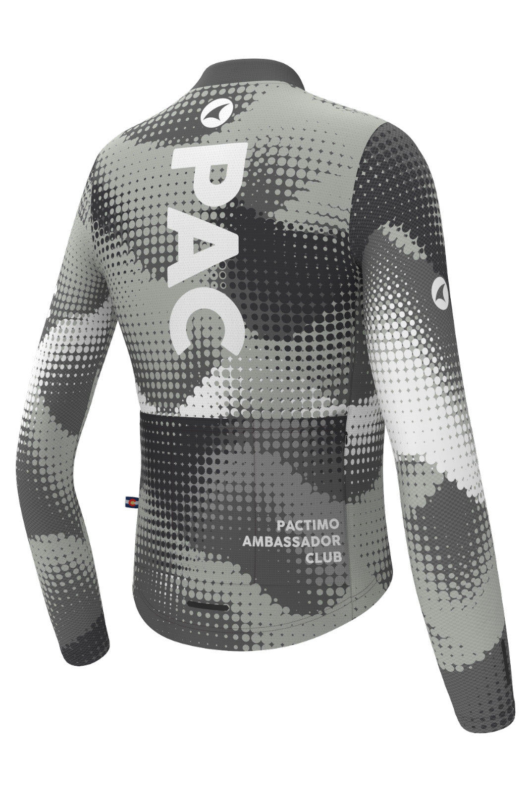 Women's PAC Long Sleeve Cycling Jersey - Granite Back View