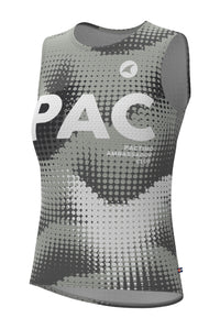 Women's PAC Sleeveless Cycling Base Layer - Granite Front View