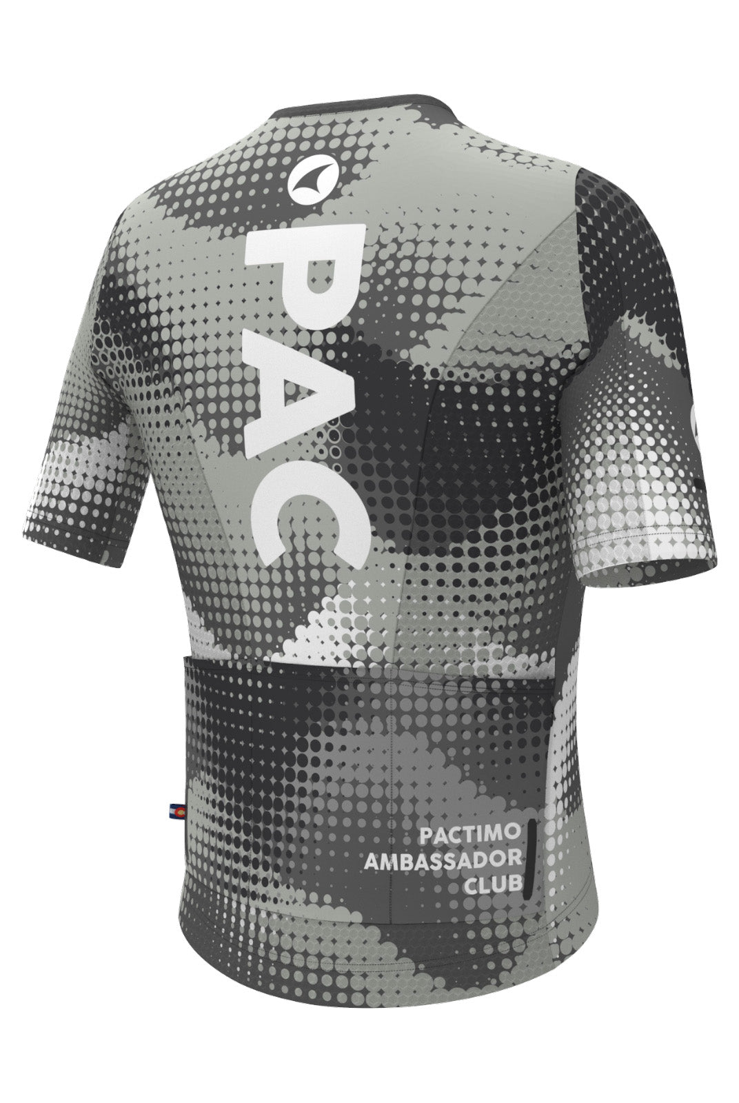 Women's PAC Summit Cycling Jersey - Granite Back View