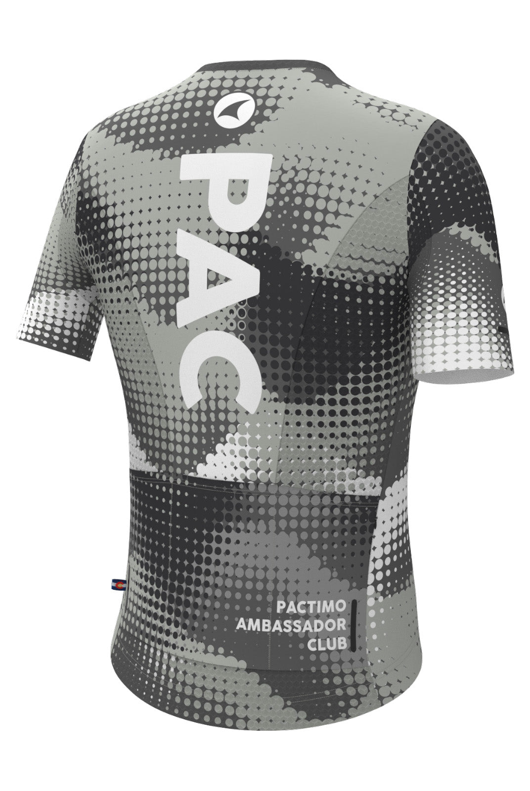 Women's PAC Summit Aero Cycling Jersey - Granite Back View