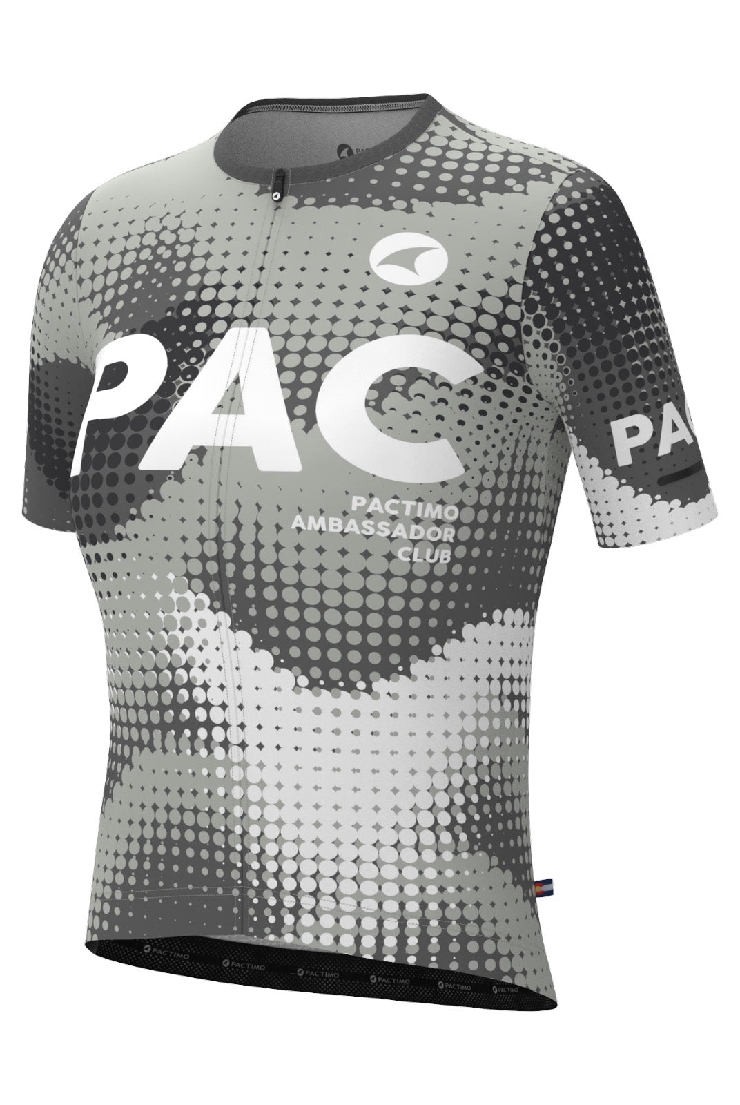 Women's PAC Summit Aero Cycling Jersey - Granite Front View