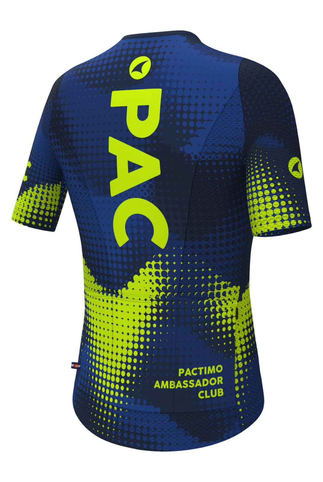 Women's PAC Mesh Aero Cycling Jersey - Azure Back View