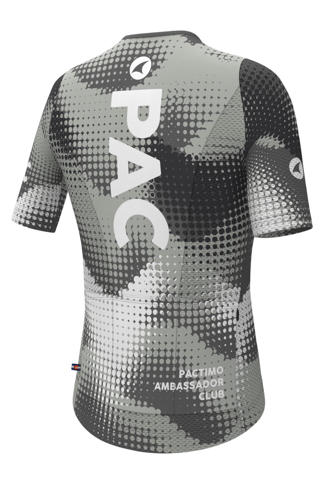 Women's PAC Mesh Aero Cycling Jersey - Granite Back View