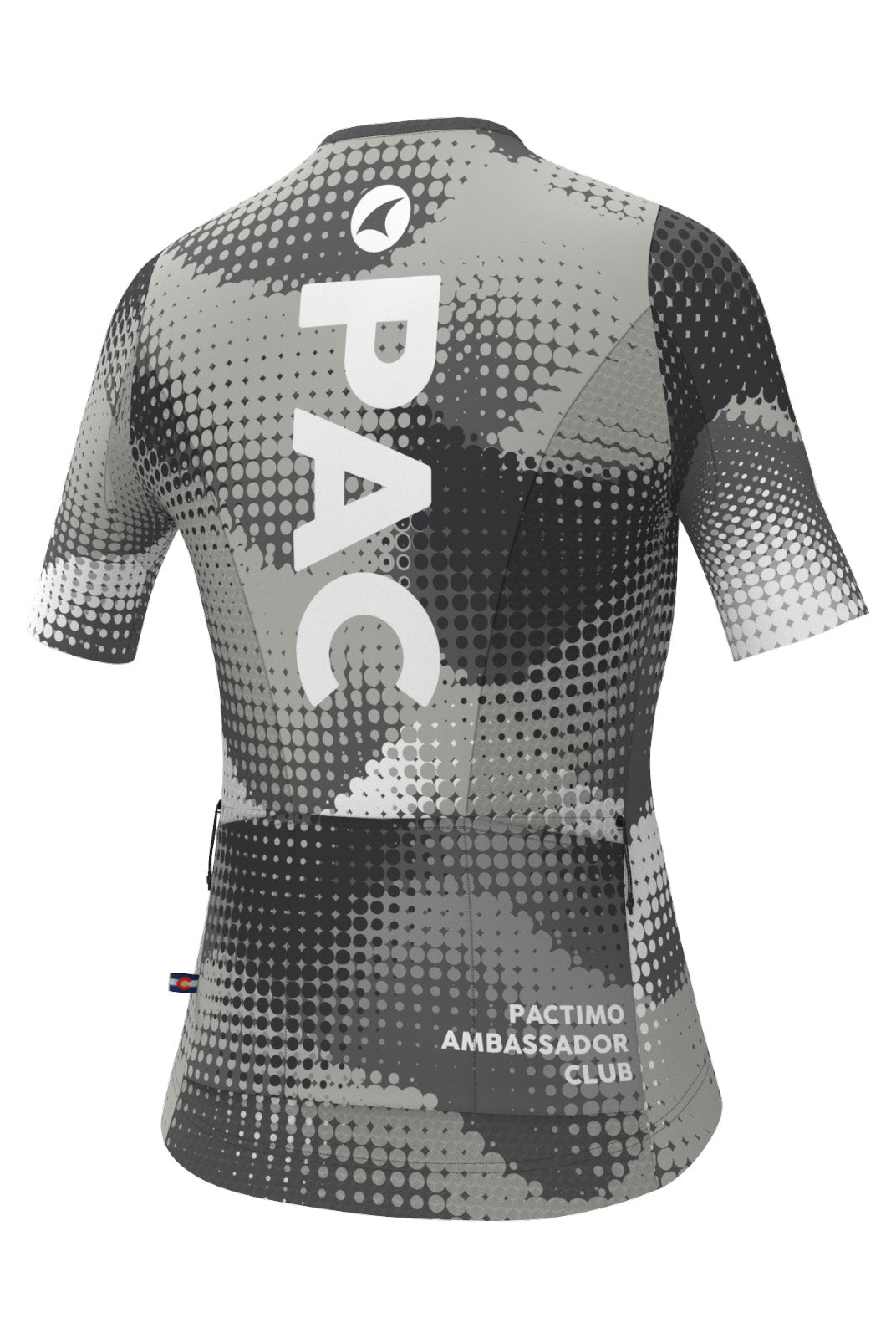 Women's PAC Range Aero Cargo Cycling Jersey - Granite Back View