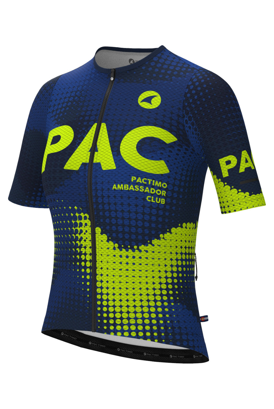 Women's PAC Mesh Cargo Cycling Jersey - Azure Front View