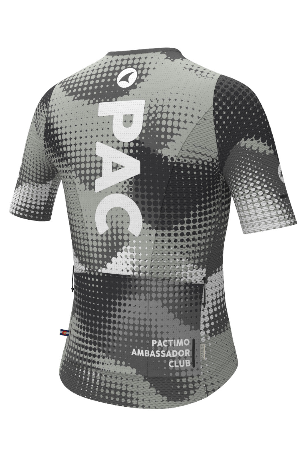 Women's PAC Mesh Cargo Cycling Jersey - Granite Back View