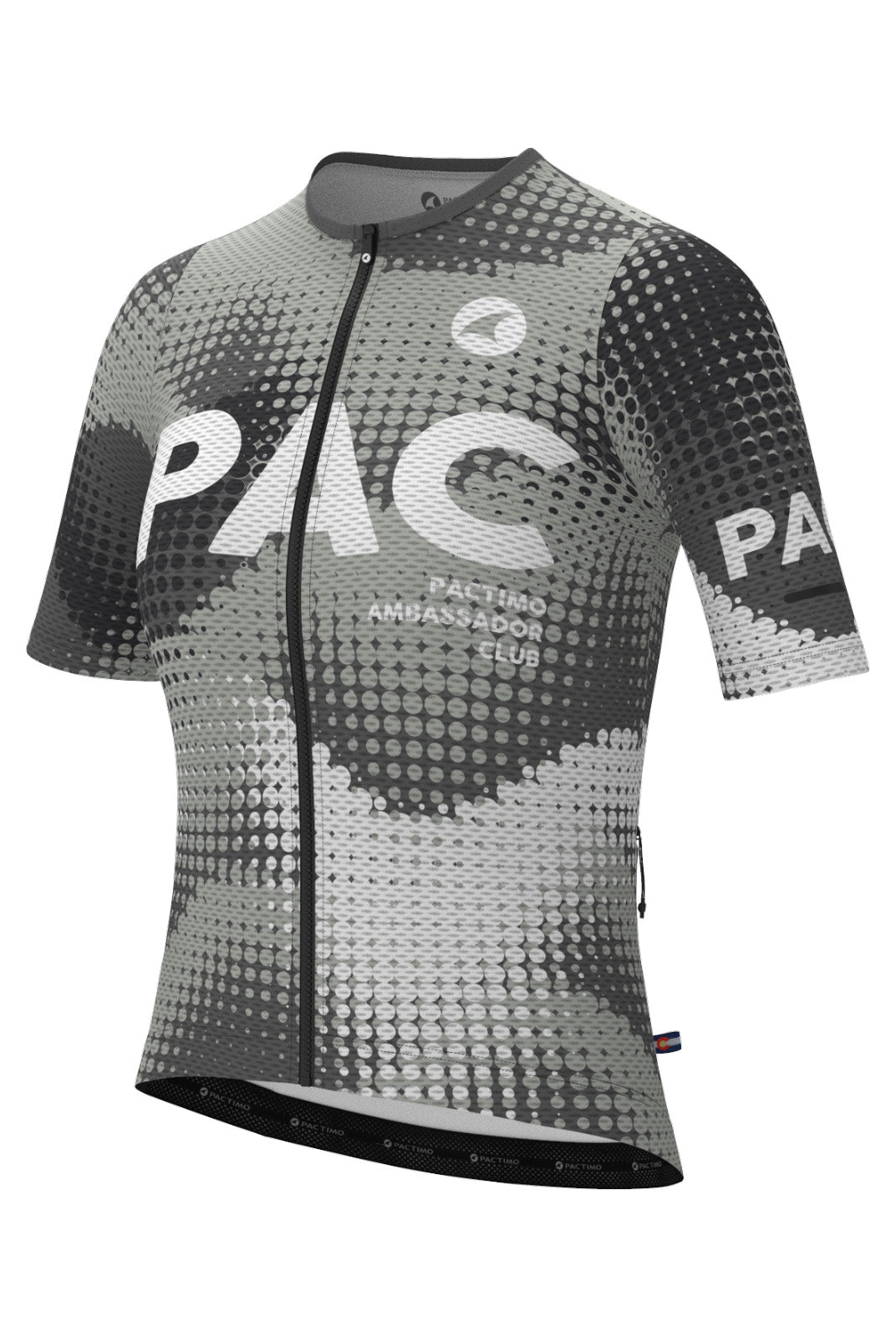 Women's PAC Mesh Cargo Cycling Jersey - Granite Front View